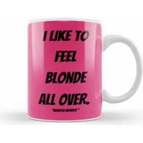 Humuts Marilyn Monroe Quotes Art Gift Vintage Retro Style Beyaz Kupa