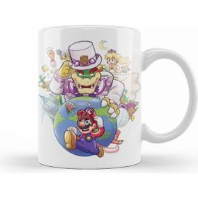 Humuts Mario Mario Odyssey Beyaz Kupa