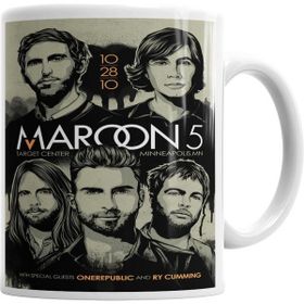 Humuts Maroon 5 Beyaz Kupa