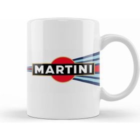 Humuts Martini Racing Curved Stripe Beyaz Kupa