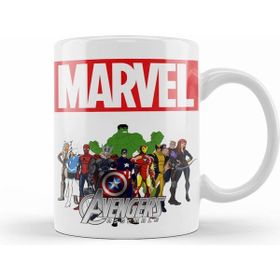 Humuts Marvel Avengers Beyaz Kupa