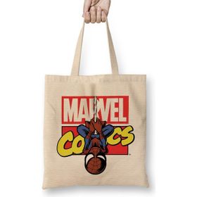 Humuts Marvel Comics Spiderman Hombre Arana Bez Uzun Saplı Açık Bej Rengi Çanta