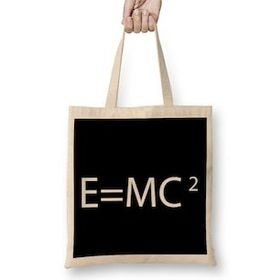 Humuts Maths And Science Einstein Theory Of Special Relativity Bez Uzun Saplı Açık Bej Rengi Çanta