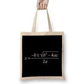 Humuts Maths And Science Quadratic Equation Bez Uzun Saplı Açık Bej Rengi Çanta