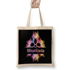 Humuts Mauritania Gift Tie Dye Watercolor Bez Uzun Saplı Açık Bej Rengi Çanta