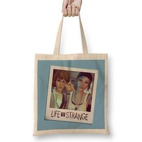 Humuts Max And Chloe Selfie- Life Is Strange Bez Uzun Saplı Açık Bej Rengi Çanta