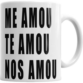 Humuts Me Amou Te Amou Nos Amou Branca Beyaz Kupa