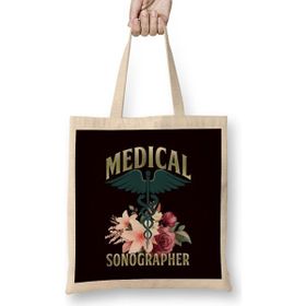 Humuts Medical Sonographer Sonography Ultrasound Echography Doctor Bez Uzun Saplı Açık Bej Rengi Çanta