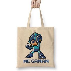 Humuts Mega Man Pixel Character Bez Kadın Günlük Çanta