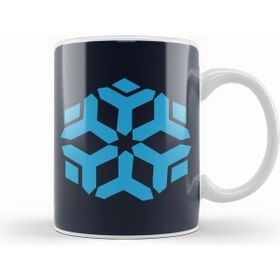 Humuts Mei Snowflake Overwatch Beyaz Porselen Kupa Bardak