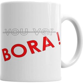 Humuts Menos Vou Ver Beyaz Porselen Kupa Bardak