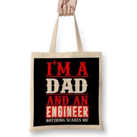 Humuts Mens Dad And Engineer Funny Fathers Gift Ideas 06 Bez Kadın Günlük Çanta