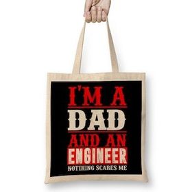 Humuts Mens Dad And Engineer Funny Fathers Gift Ideas 06 Bez Kadın Günlük Çanta