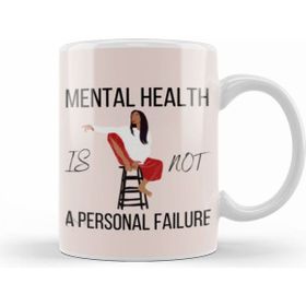 Humuts Mental Health is Just as Important as Physical Health Beyaz Porselen Kupa Bardak