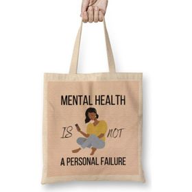 Humuts Mental Health Is Not A Personal Failure Bez Kadın Günlük Çanta