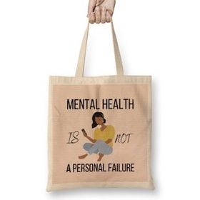 Humuts Mental Health Is Not A Personal Failure Bez Kadın Günlük Çanta