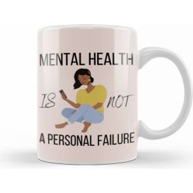 Humuts Mental Health is Not a Personal Failure Depression Beyaz Porselen Kupa Bardak