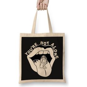 Humuts Mental Health You're Not Alone Bez Kadın Günlük Çanta