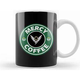 Humuts Mercy Coffee Overwatch Beyaz Porselen Kupa Bardak