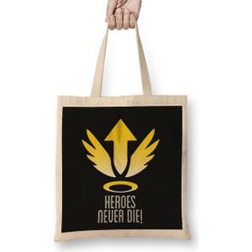 Humuts Mercy Heroes Never Die Logo Overwatch Bez Kadın Günlük Çanta