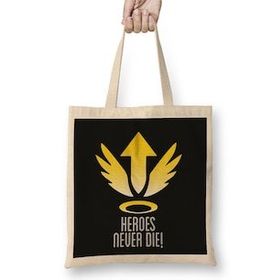 Humuts Mercy Heroes Never Die Logo Overwatch Bez Kadın Günlük Çanta