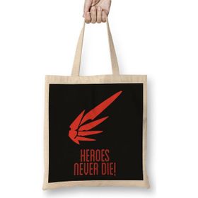Humuts Mercy Heroes Never Die Wing Logo Overwatch Bez Kadın Günlük Çanta