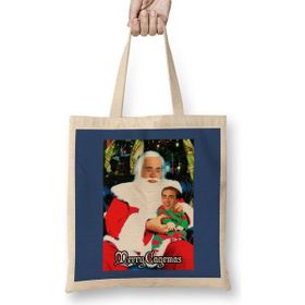 Humuts Merry Cagemas Santa Knee Nicolas Cage Christmas Bez Kadın Günlük Çanta