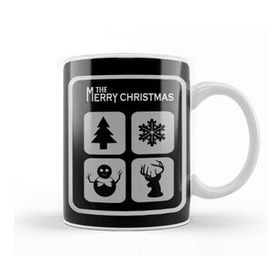 Humuts Merry Christmas Ayılbaşı Yeni Yıl Konseptli Nd Happy New Years Beyaz Porselen Kupa Bardak
