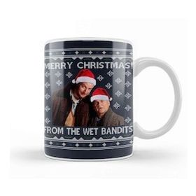 Humuts Merry Christmas From the Wet Bandits Home Alone Beyaz Porselen Kupa Bardak