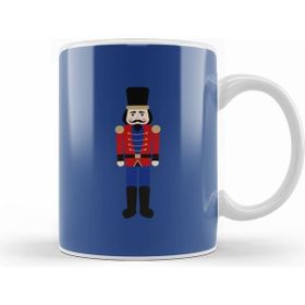 Humuts Merry Christmas Nutcracker Beyaz Porselen Kupa Bardak