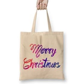 Humuts Merry Christmas Yılbaşı Yeni Yıl Konseptli 08 Bez Kadın Günlük Çanta