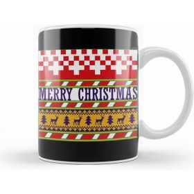 Humuts Merry Christmas Yılbaşı Yeni Yıl Konseptli Beyaz Porselen Kupa Bardak
