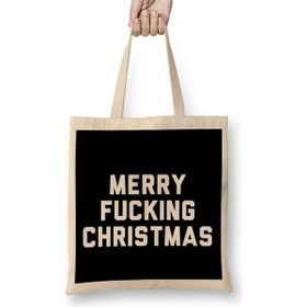 Humuts Merry Fucking Christmas Bez Kadın Günlük Çanta