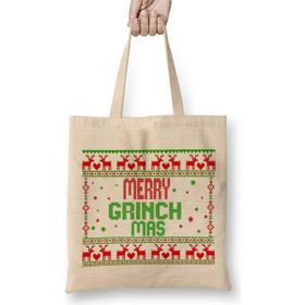Humuts Merry Grinch Mas Bez Kadın Günlük Çanta
