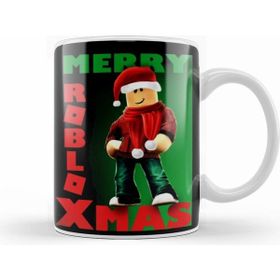 Humuts Merry Robloxmas Xmas Beyaz Porselen Kupa Bardak