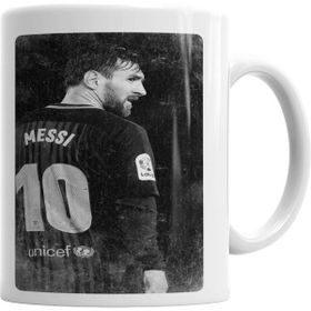 Humuts Messi 10 Beyaz Porselen Kupa Bardak