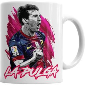Humuts Messi La Pulga Fifa 18 Beyaz Porselen Kupa Bardak