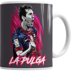 Humuts Messi La Pulga Fifa Beyaz Porselen Kupa Bardak