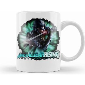 Humuts Metal Resing Beyaz Porselen Kupa Bardak