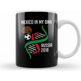 Humuts Mexico in My Dna Soccer Futbol Mexican Mexico in My Dna Soccer Beyaz Kupa