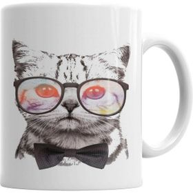 Humuts Miau Cat Kedi Beyaz Kupa