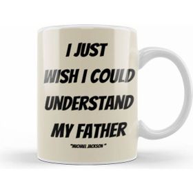 Humuts Michael Jackson Quotes Art Gift Vintage Retro Style Beyaz Kupa