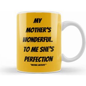 Humuts Michael Jackson Quotes Art Gift Vintage Retro Style Beyaz Kupa