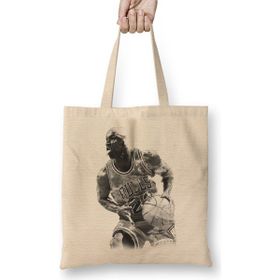 Humuts Michael Jordan Always The Goat Bez Uzun Saplı Açık Bej Rengi Çanta
