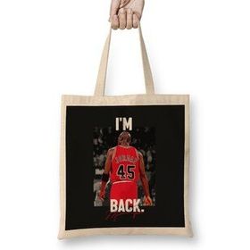 Humuts Michael Jordan Jordan Air Jordan Bez Uzun Saplı Açık Bej Rengi Çanta