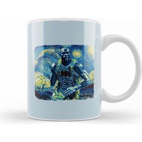 Humuts Michael Jordan Van Gogh Style Beyaz Kupa