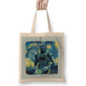 Humuts Michael Jordan Van Gogh Style Bez Kadın Günlük Çanta