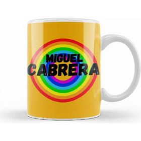 Humuts Michelangelo Quotes Gift Vintage Retro Rainbow Style Beyaz Kupa
