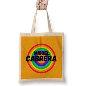 Humuts Michelangelo Quotes Gift Vintage Retro Rainbow Style Bez Uzun Saplı Açık Bej Rengi Çanta