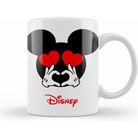 Humuts Mickey Mouse Miki Fare Disnep Beyaz Kupa